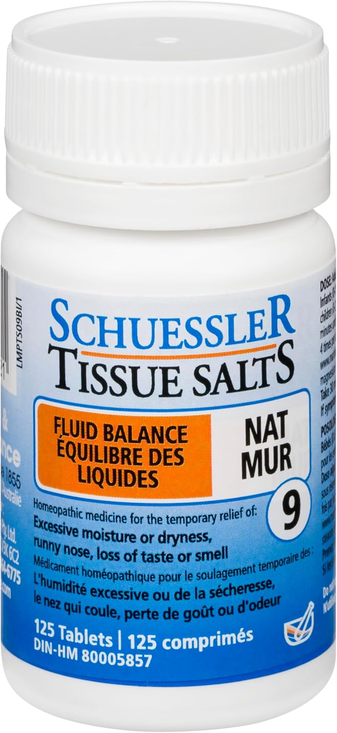 Schuessler Nat Mur 片剂 - 125 片装