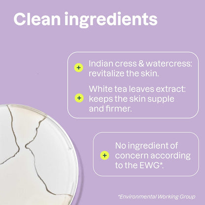 ATTITUDE Micellar Foaming Facial Cleanser, Made in Canada, EWG Verified, Dermatologically Tested, Plant and Mineral-Based, Vegan, White Tea Leaves, 150 mL