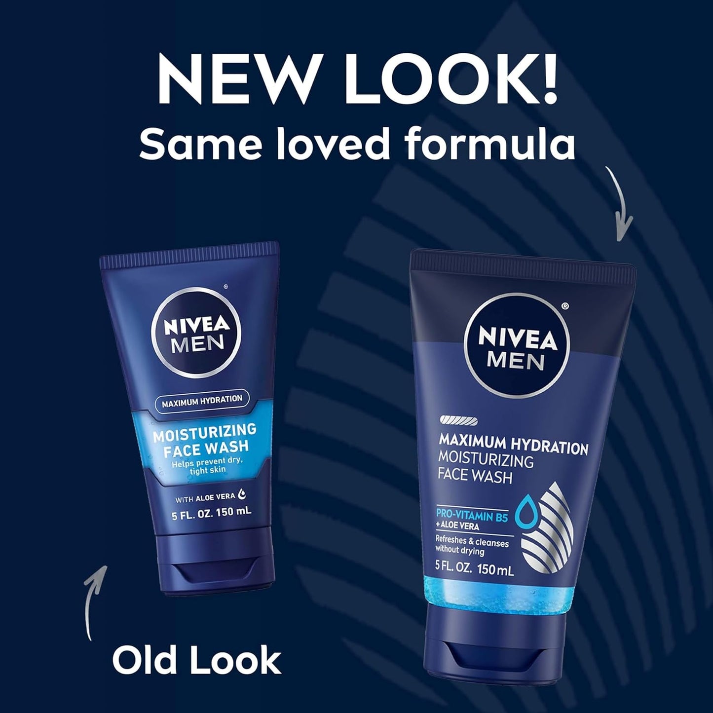 NIVEA MEN Protect & Care Refreshing Face Wash, 150mL & NIVEA Men Revitalizing Body Lotion with Vitamin E and Aloe Vera | 24H Hydration