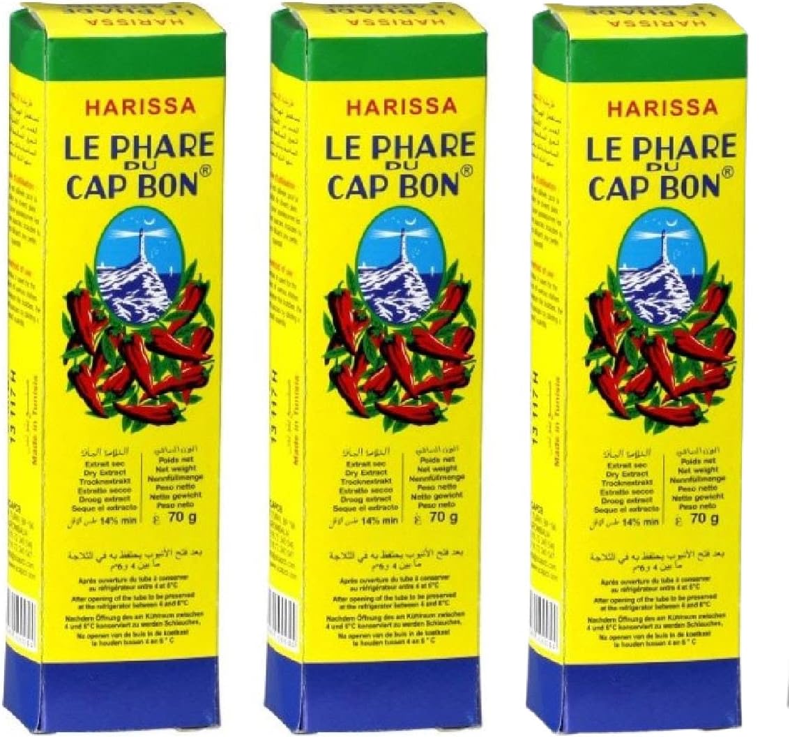 Harissa Cap bon 3 包裝，每包裝 70 克（3 包裝）