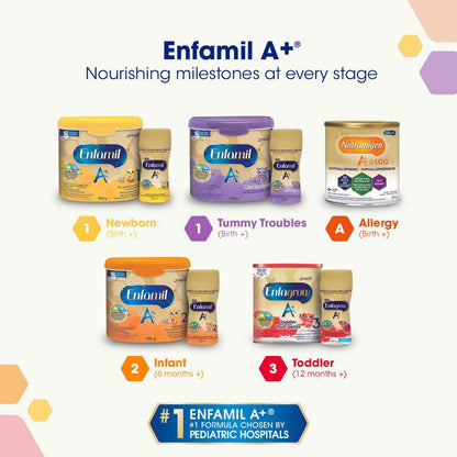 Enfamil A+ 2 婴儿配方奶粉，专为 6-18 个月大的婴儿设计，含有 DHA——大脑的重要组成部分，超值装，补充装，992 克，2 x 496 克