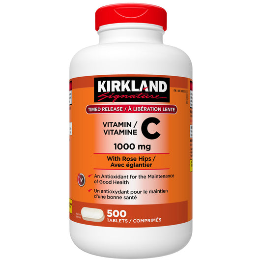 Kirkland Signature 缓释维生素 C 1000 毫克 - 500 片