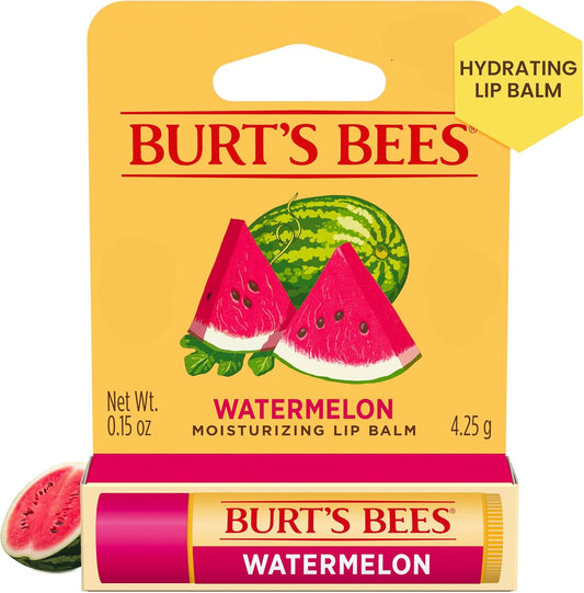 Burts Bees 西瓜保濕唇膏，男女通用 - 0.15 盎司