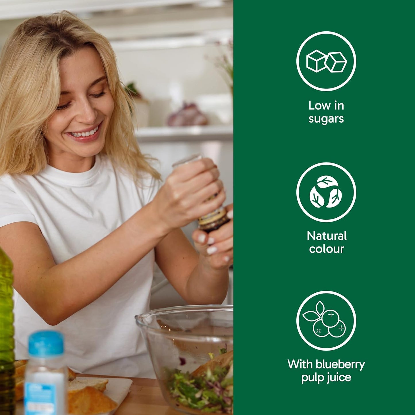 Organika 膠原蛋白軟糖 - 藍莓口味 - 每份含 2500 毫克膠原蛋白，另加生物素，有益於皮膚、頭髮和關節健康，牧場飼養的牛，不含麩質和乳製品，90 粒軟糖