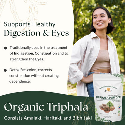 有机三果粉 200g/NPN 80090904/ Amalaki - 余甘子 Bibhitaki - Terminalia Bellirica Haritaki - Terminalia Chebula