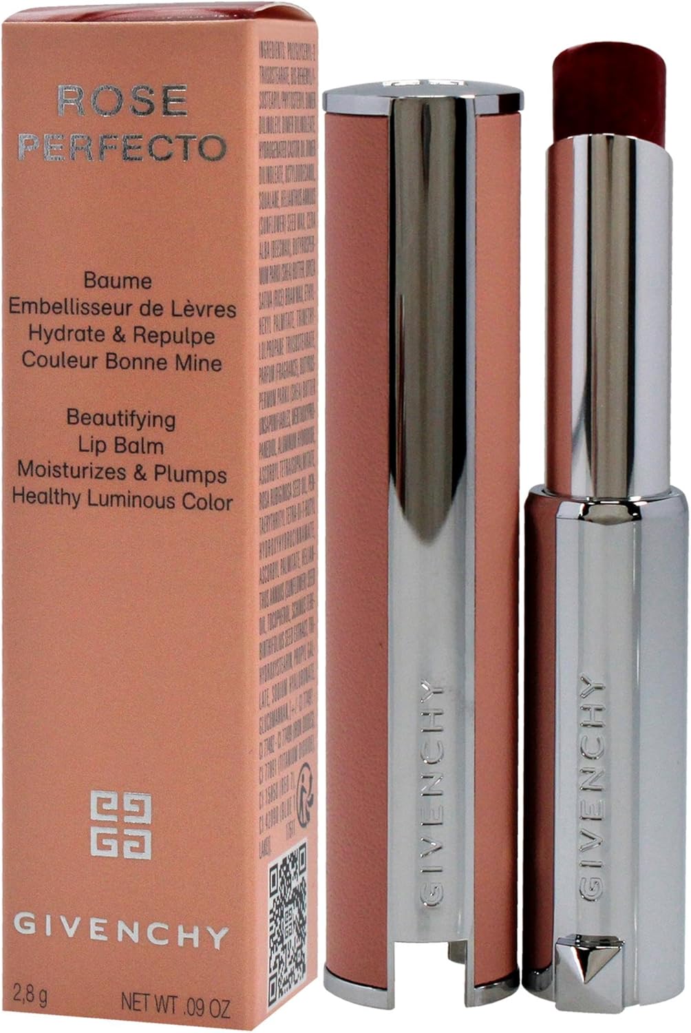 Givenchy Rose Perfecto Plumping Lip Balm - 37 Rouge Graine Lip Balm Women 0.09 oz