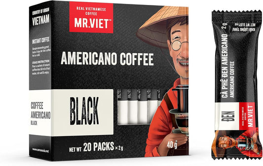 Mr.Viet 高級美式黑色即溶咖啡 120 包