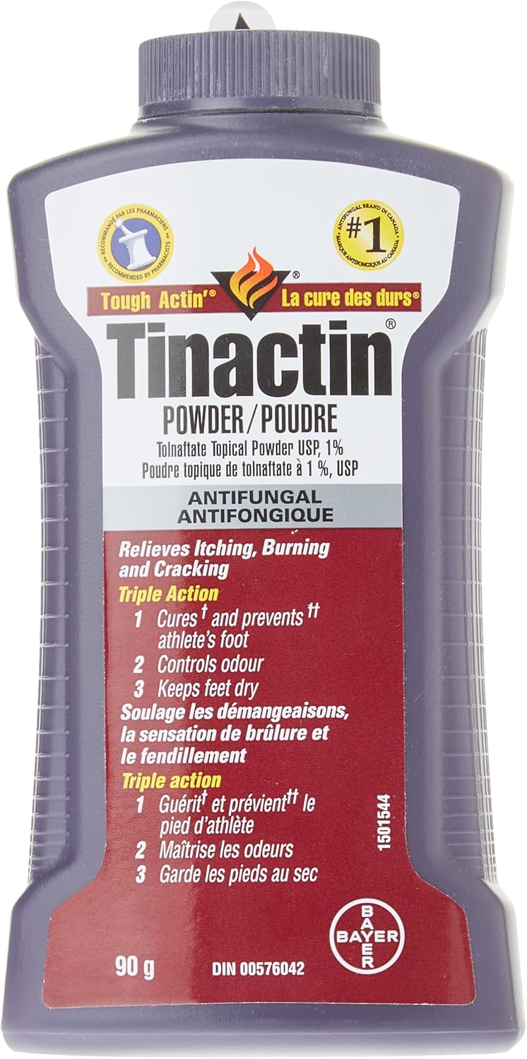 Tinactin Aerosol Powder, Antifungal treatment, 100 g & Foot Powder Antifungal And Odour Eliminator - Antifungal Powder