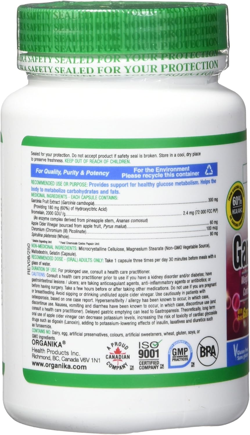 Organika 藤黄果加强版 90 粒胶囊