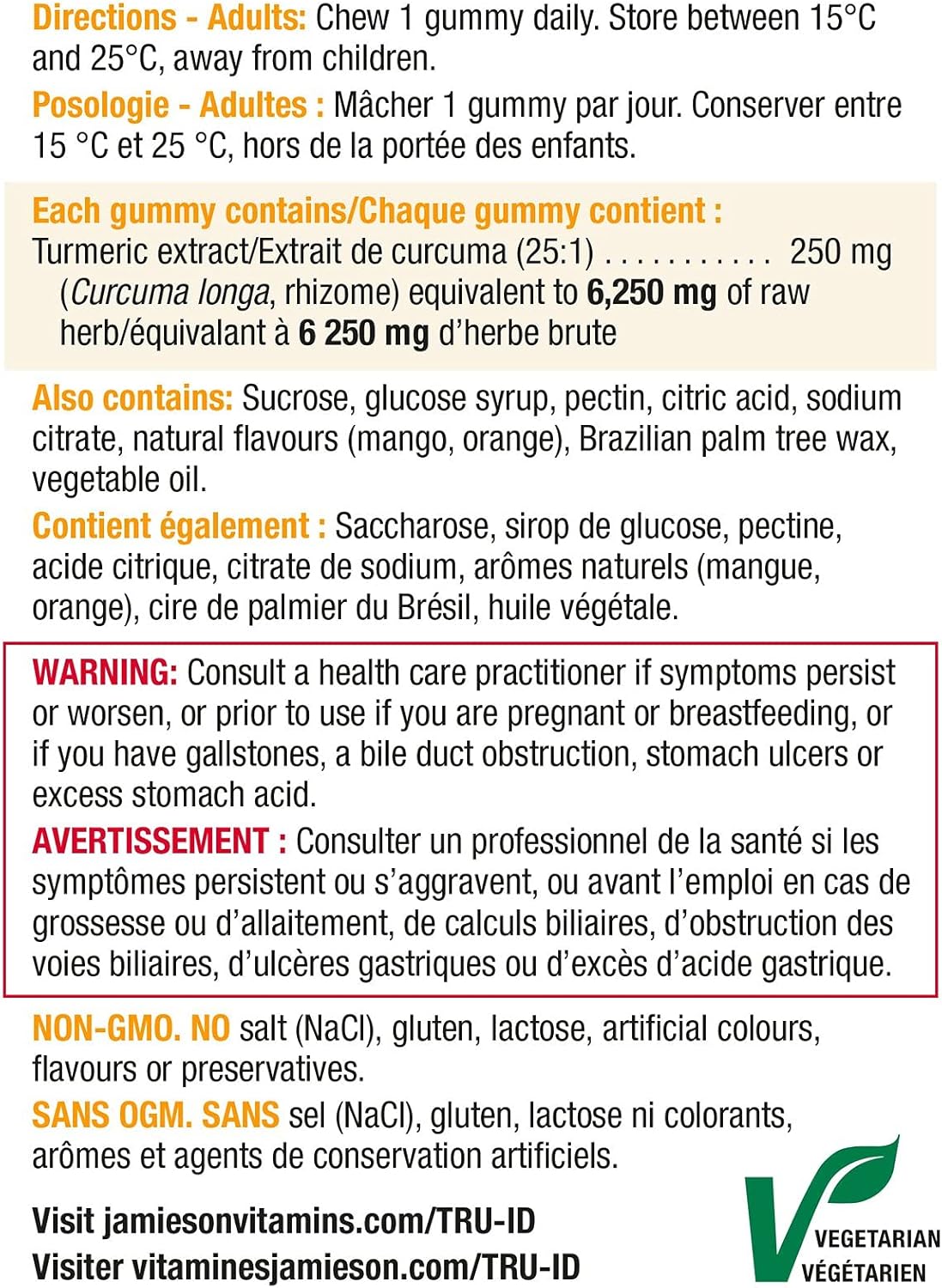 Jamieson 鎂軟糖 - 蔓越莓葡萄口味（60 粒）+ 薑黃軟糖（60 粒）