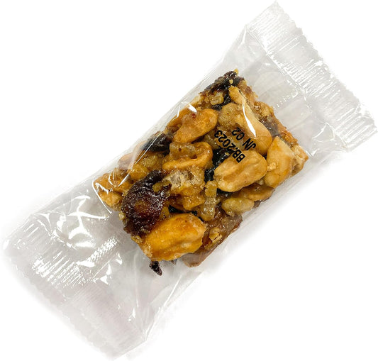 Yupik 花生酱和果酱迷你棒，454 克，独立包装，健康零食，坚果棒，脆棒，无麸质，含花生、蜂蜜、葡萄干、蔓越莓、花生、杏仁、杏子，方便携带的零食