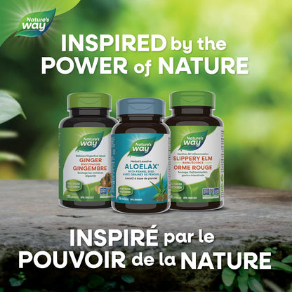 Nature's Way Aloelax Laxative Health Supplement, 100 Count