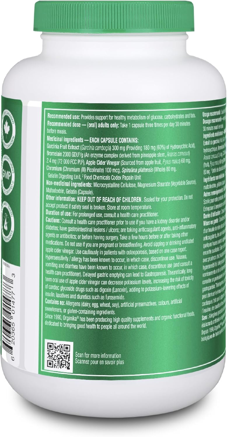Organika Garcinia Plus 180粒胶囊