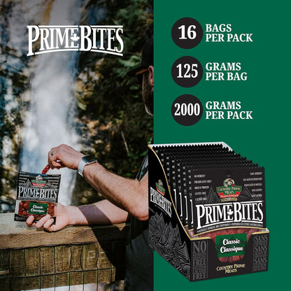 Country Prime Meats Prime Bites Pepperoni Classic 125g (Pack of 16)