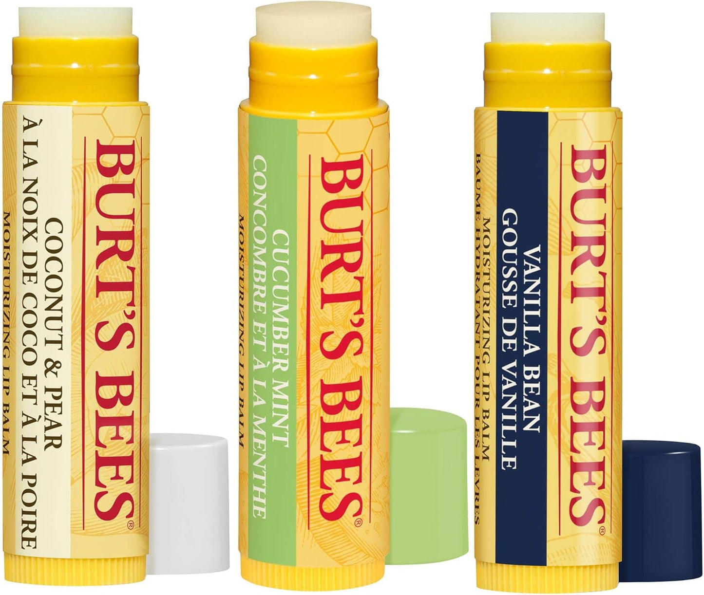 Burt's Bees 暢銷產品 - 乾裂嘴唇的首選：含水果萃取物的什錦潤唇膏和夜間密集護唇膏