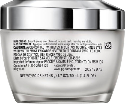 Olay Collagen Peptide Face Moisturizer, Firming Cream for Women, Fragrance-Free, Non-Greasy - Hydrating, Anti-Aging, Anti-Wrinkle, Smoothing of Fine Lines, Tightening Skin Care - Niacinamide, 50 mL