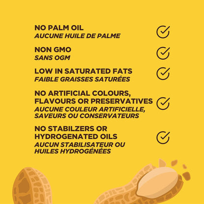 New World Foods Peanut Butter, Crunchy Salted Organic 500g