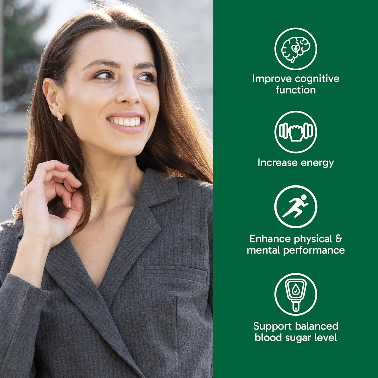 Organika 韩国红参 - 6 年根，补充能量，缓解压力，保暖效果 - 100 粒