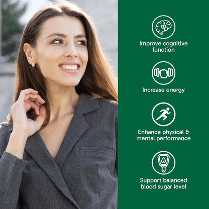 Organika 韩国红参 - 6 年根，补充能量，缓解压力，保暖效果 - 100 粒