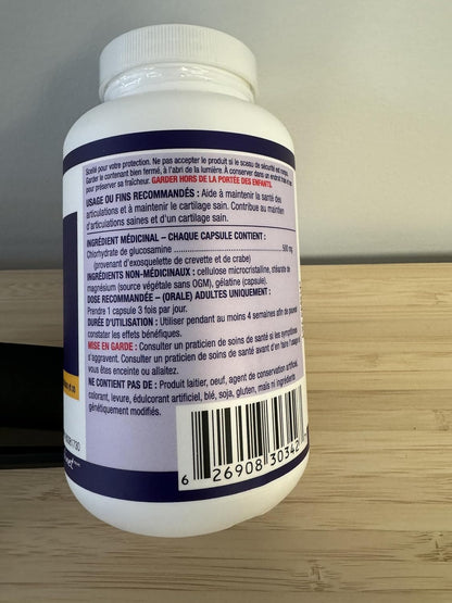 WESTCOAST NATURALS 鹽酸葡萄糖胺膠囊，200 粒