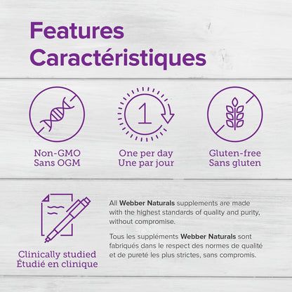 Webber Naturals 高级胶原蛋白，含透明质酸和硼，40 粒迷你胶囊和双甘氨酸镁 200 毫克，120 粒胶囊，支持骨骼和肌肉功能，纯素