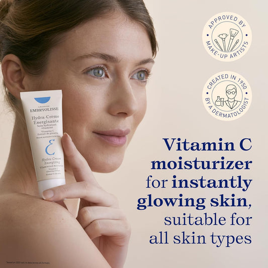 Embryolisse Vitamin C Energizing Face Moisturizer. Radiance-Boosting, Anti-Aging Daily Cream for Immediate and long-lasting hydration & Glow, 40 ml