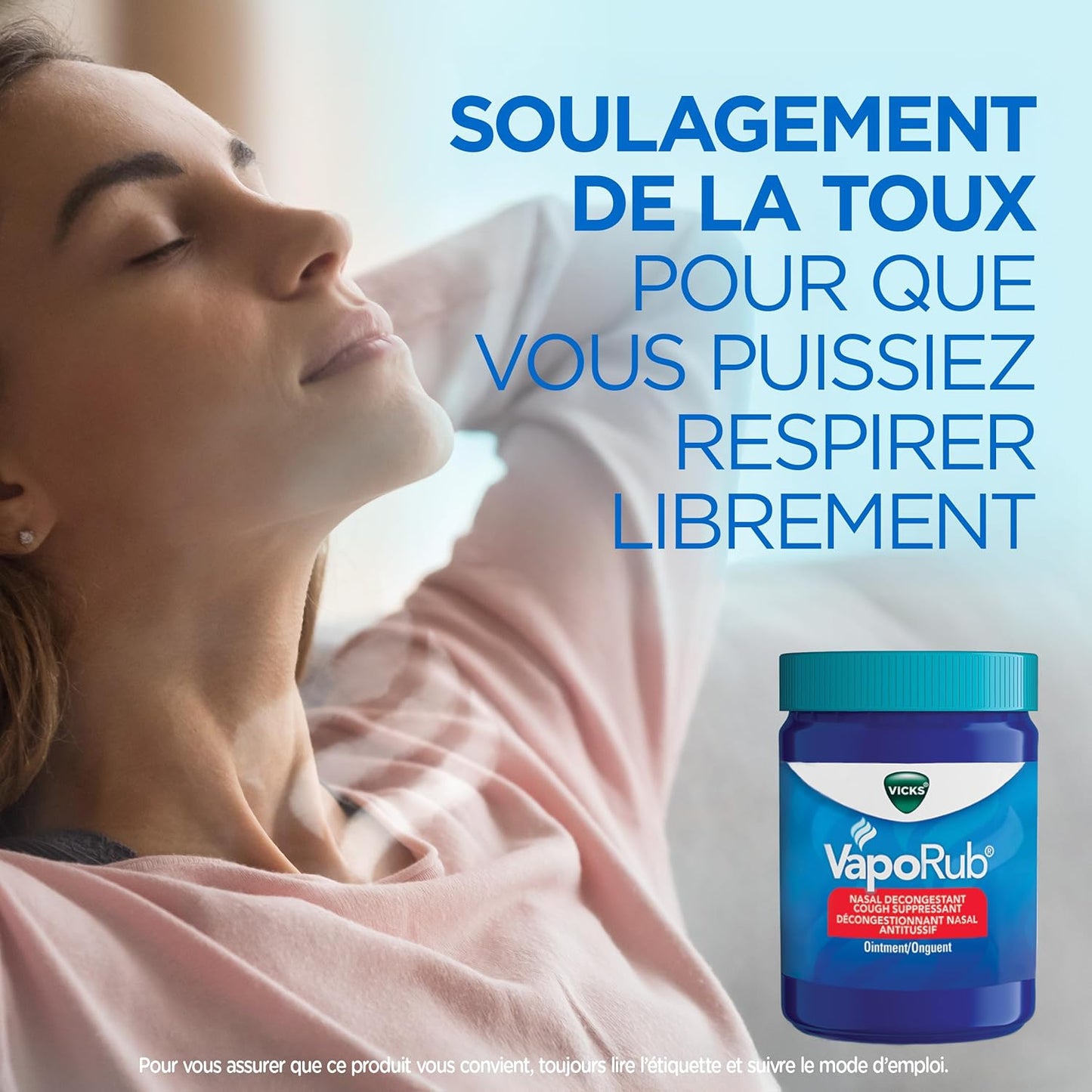 Vicks VapoRub 鼻塞緩解劑，止咳藥，緩解感冒、疼痛和疼痛，胸部按摩膏，原味，100 克/115 毫升