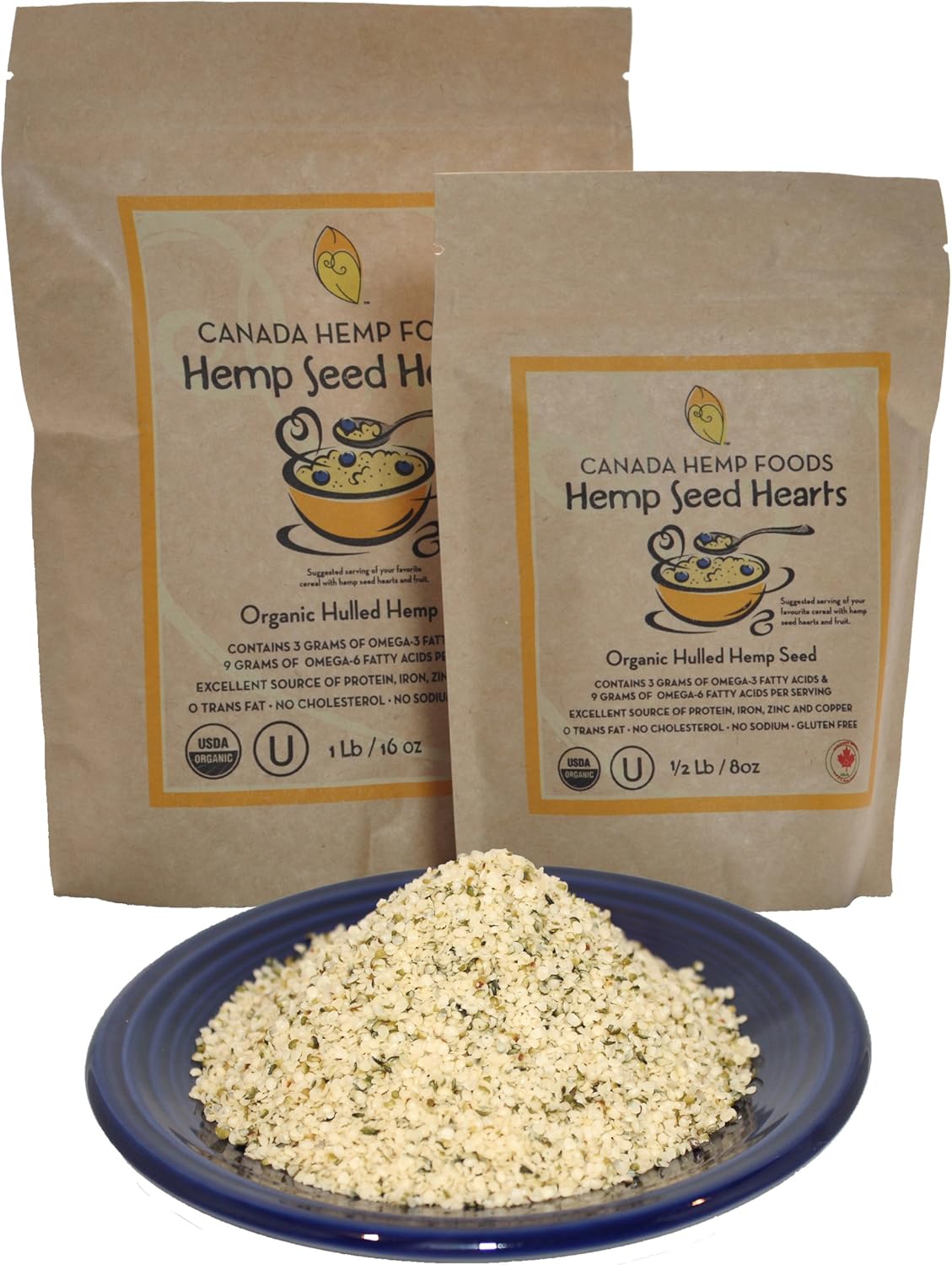 加拿大大麻食品有机大麻籽，454克