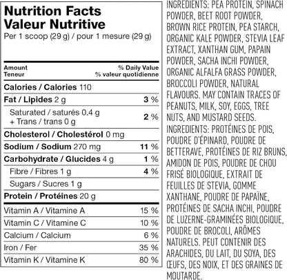 Vega 蛋白和蔬菜巧克力味（16 份）+ Vega 蛋白和蔬菜浆果味（21 份）植物蛋白粉加蔬菜