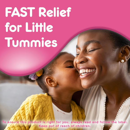 Pepto Bismol 儿童咀嚼片，缓解胃灼热、消化不良、胃酸过多和胃部不适，泡泡糖口味，24 片