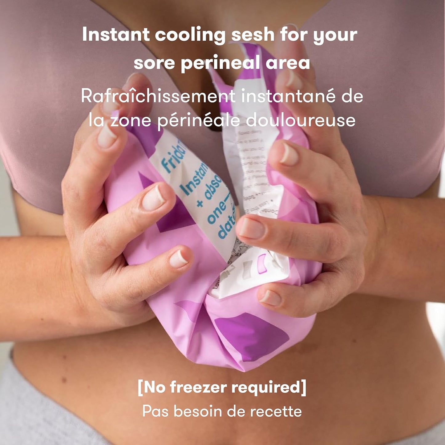 Frida Mom 二合一产后卫生巾，吸水会阴冰垫，速效冷疗包和产妇卫生巾合一，8 片