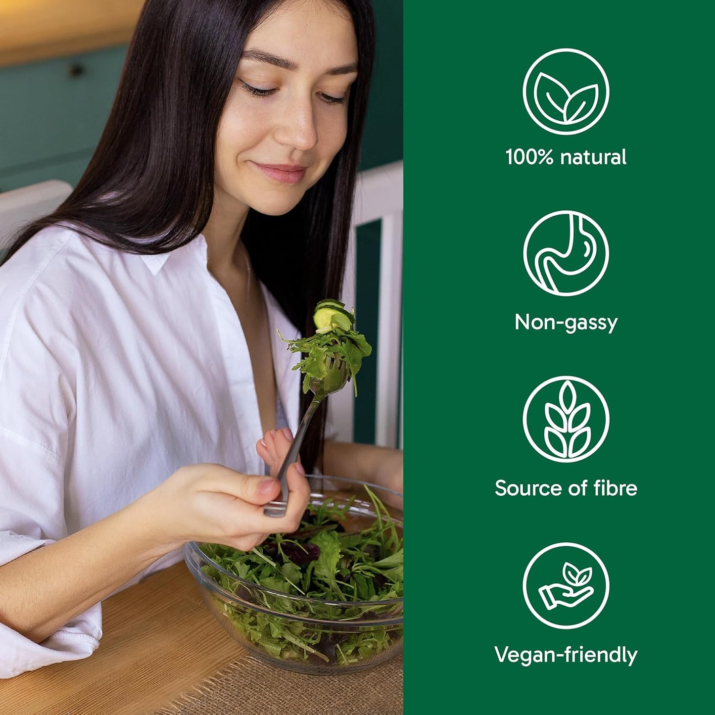 Organika 洋车前子壳 - 优质纤维来源，有助于消化和缓解便秘 - 454 克