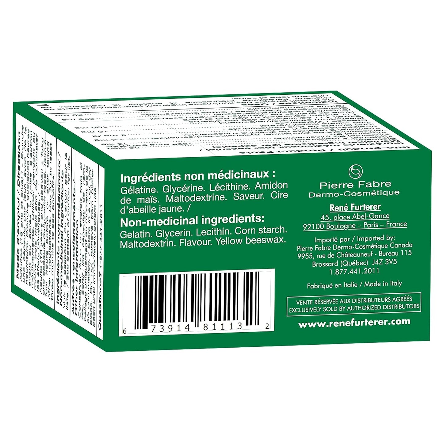 René Furterer - VITALFAN - Progressive Hair Thinning - Dietary Supplement - Hereditary & Hormonal - 30 capsules