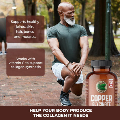 Pure Lab Vitamins 甘氨酸銅 1毫克 - 60 粒素食膠囊