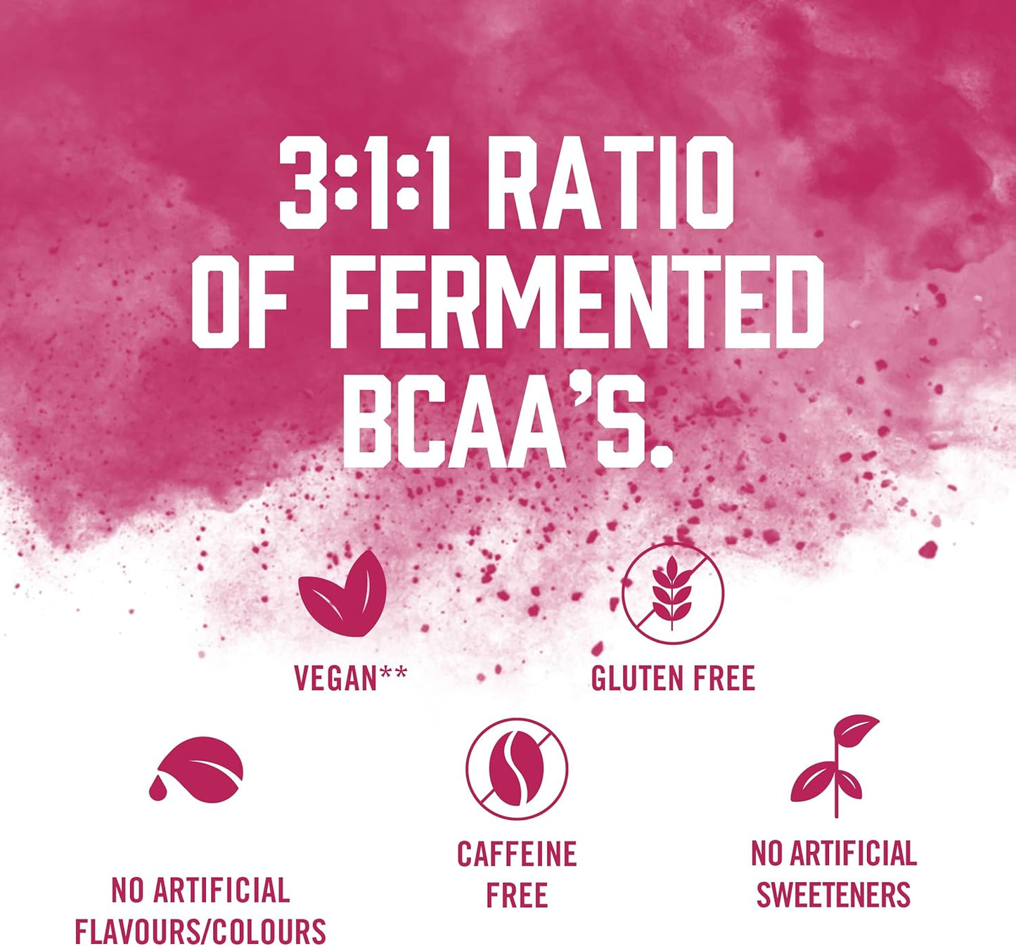 BioSteel 植物氨基酸动力 BCAA 粉，发酵植物氨基酸，非转基因配方，浆果融合，30 份