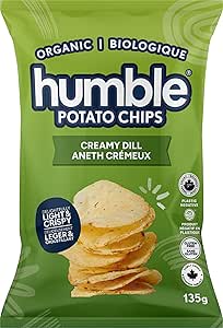 Humble 薯片 – 奶油莳萝味，有机，无麸质，非转基因 - 135 克