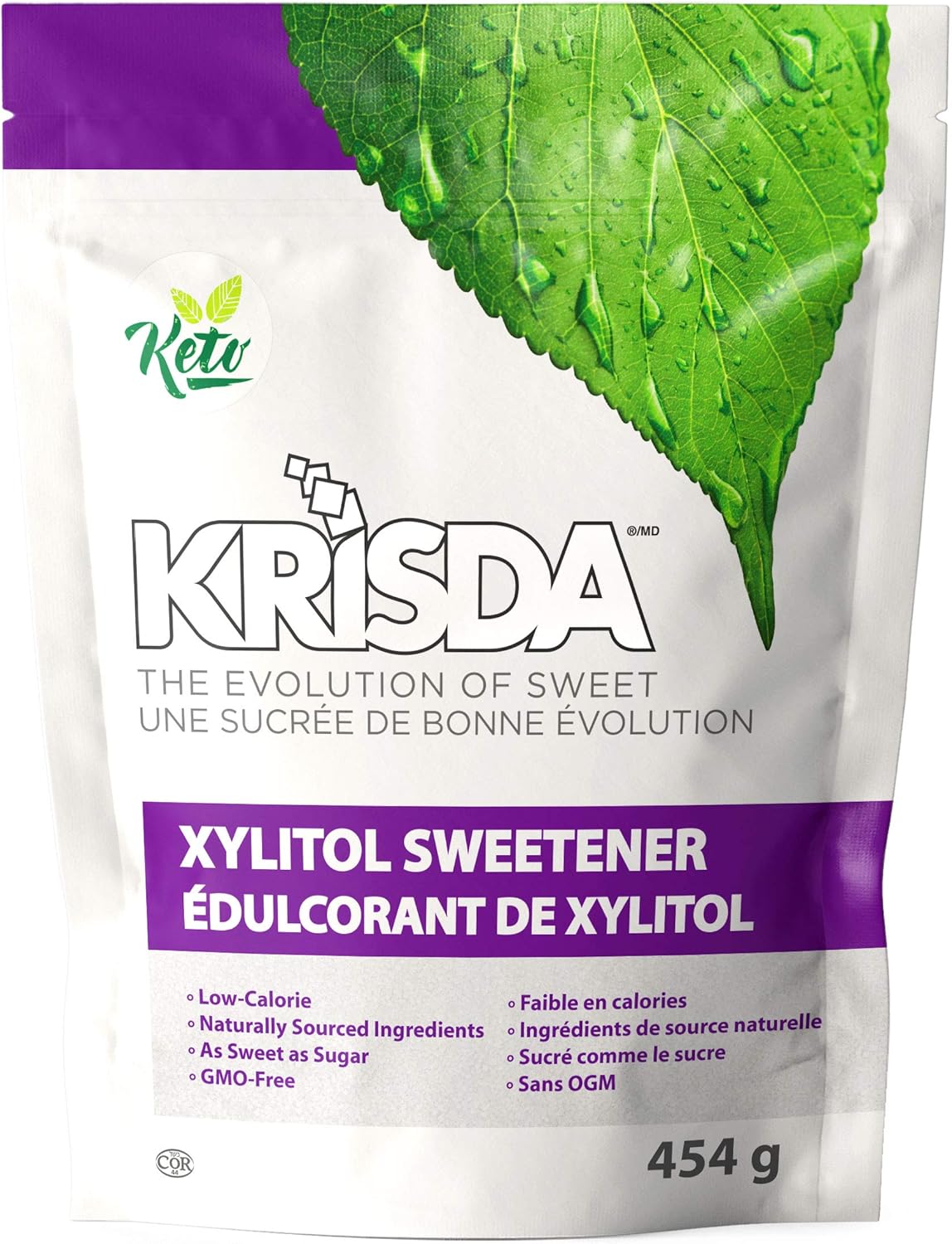 Krisda Xylitol Spoonable Natural Sweetener, 454 grams