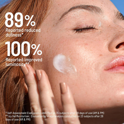 Dr. Brandt iD-STRESS Icy Gel Moisturiser - Revitalize Dull-Looking Skin for a Flawless, Dewy Complexion - 50 g