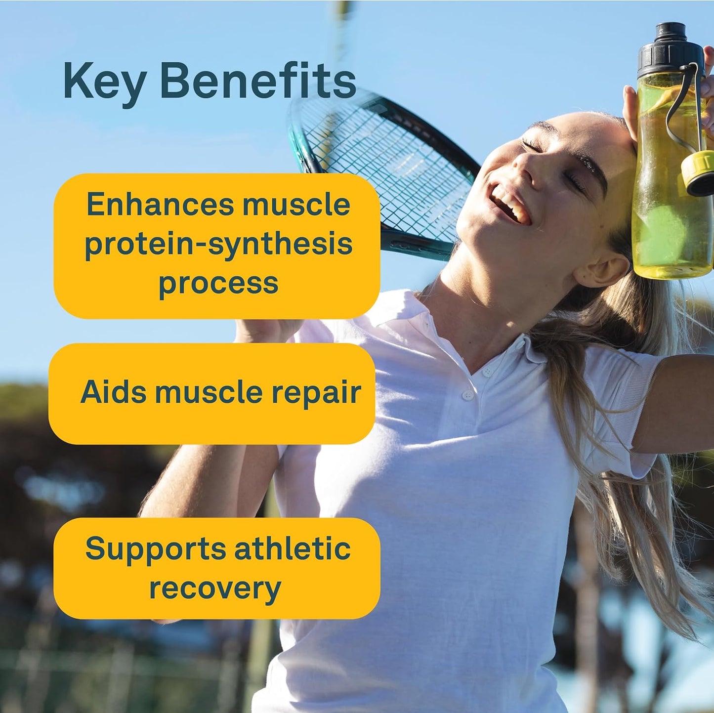 Organika 加拿大製造氨基酸複合粉 - 7 克 BCAA + 9 種 EAA 和 L-精氨酸，可增強肌肉蛋白質合成、肌肉修復和改善運動恢復，無糖漿果柑橘味 180 克