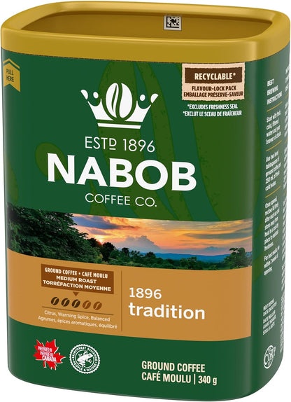 Nabob 中度烘焙 1896 Tradition，6 克拉盒装