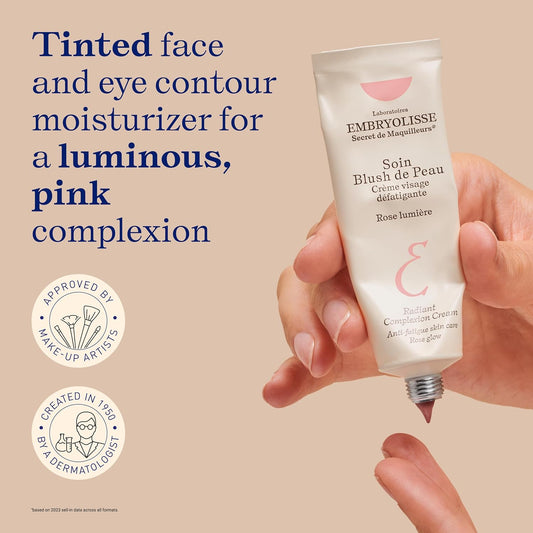 Embryolisse Radiant Complexion Cream. Hybrid Makeup & Face Moisturizer with Hyaluronic Acid & Shea Butter. Illuminating Care for Glowing Skin, 40 ml.