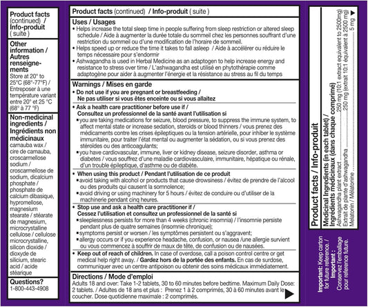 Rest Eze by Sleep Eze, Sleep + Stress Relief, 24 Caplets, Made in Canada