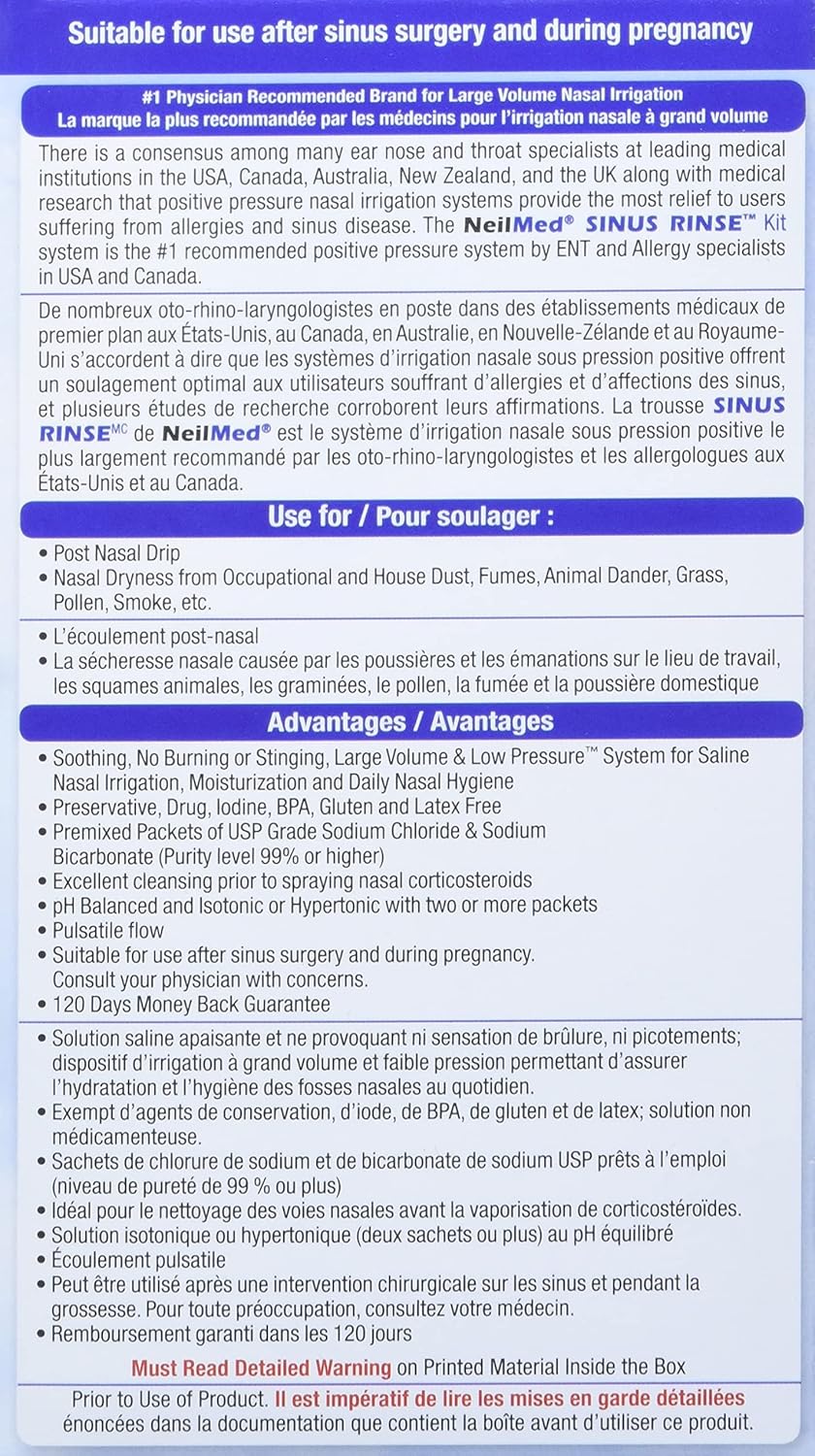 NeilMed Sinugator - 双速无绳脉动式鼻腔冲洗器 1 支