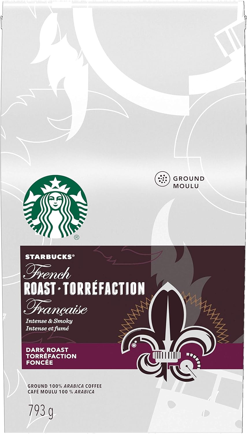 星巴克法式烘焙研磨咖啡，793 克，法式烘焙，深度烘焙咖啡，單份 Keurig K-Cup 膠囊，24 粒