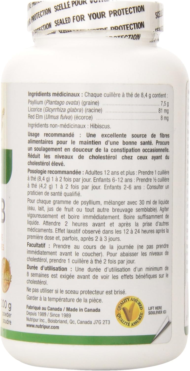 Nutripur IntesFib 有机车前子粉，200 克