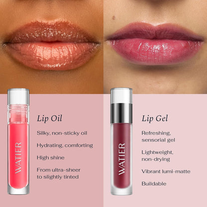 Lise Watier Love My Lips Caring Lip Oil, Framboise, High Shine Finish, Non-Sticky and Silky Texture, Hydrating Formula, Paraben-Free, 4 mL