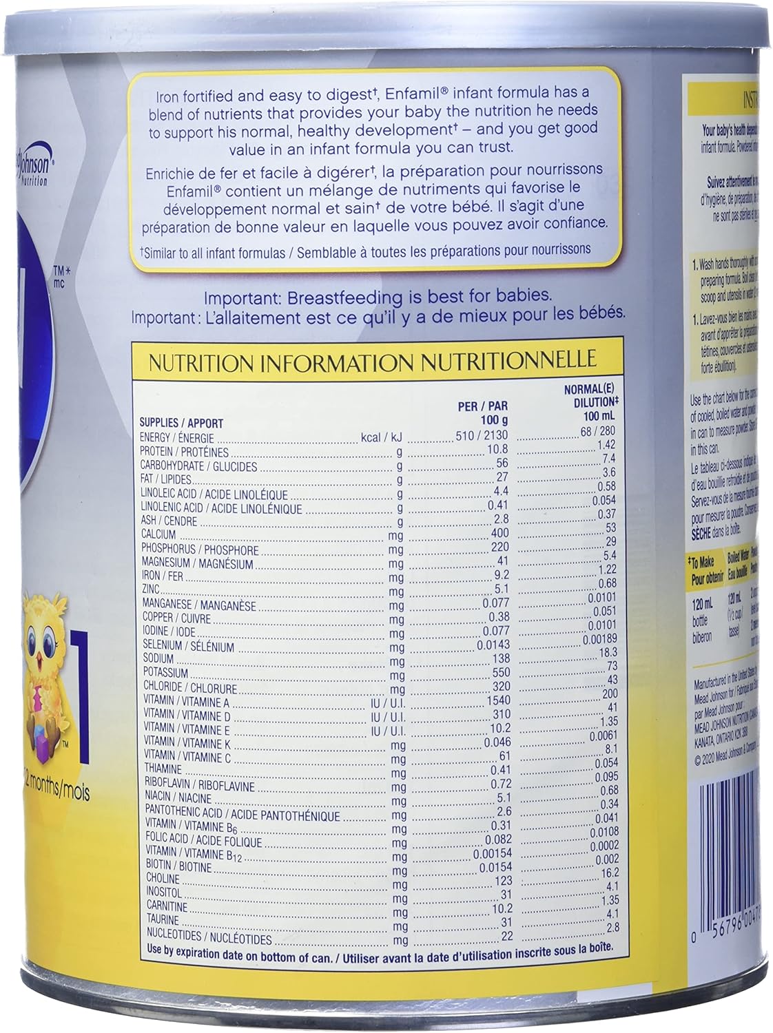 Enfamil Infant Formula, Powder, 900g