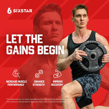 Six Star X3 Creatine Monohydrate Capsules - Pre & Post Workout Creatine Blend with Amino Acids for Men & Women - Muscle Builder, Muscle Recovery & Energy Boosting Supplement - 60 Count