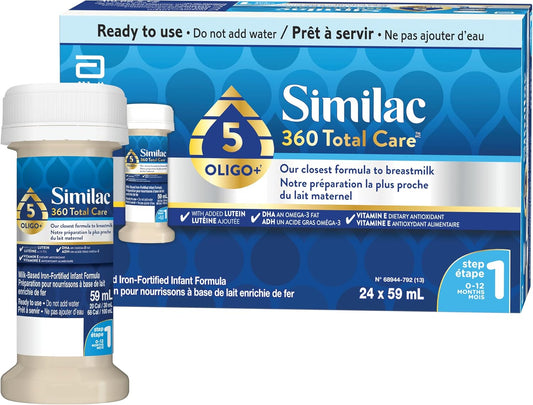 Similac 360 Total Care 1 階段即食型 24x59 毫升奶瓶