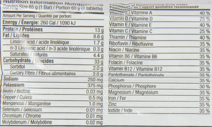 Nutribar 原装比利时巧克力味蛋白棒，代餐，高蛋白，高纤维，12 支